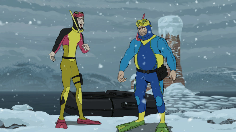 The Monarch and his ever-loyal Henchman 21, aka Gary.